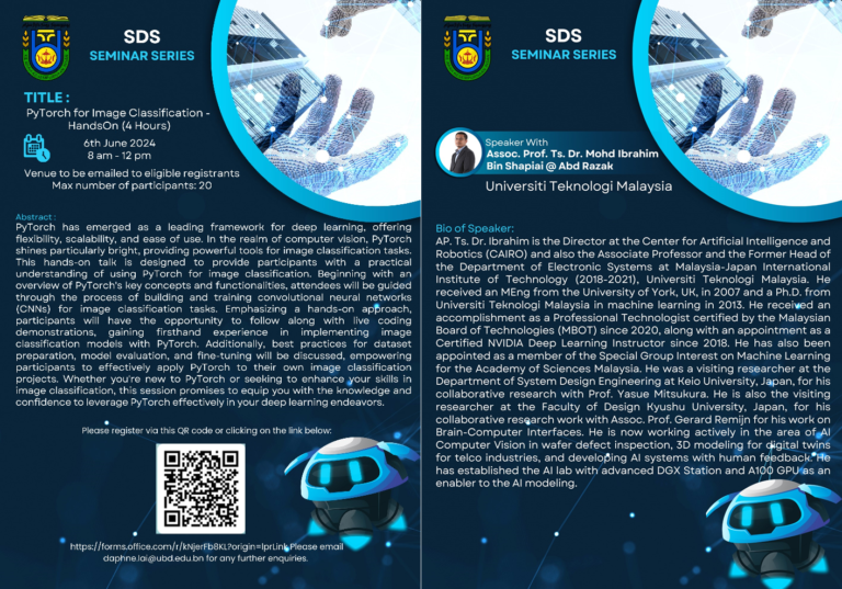 SDS Seminar PyTorch for Image Classification HandsOn Universiti
